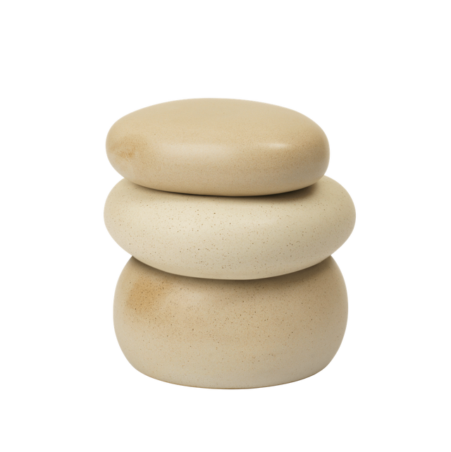 Pebble Box large Sand/Cream - ferm LIVING