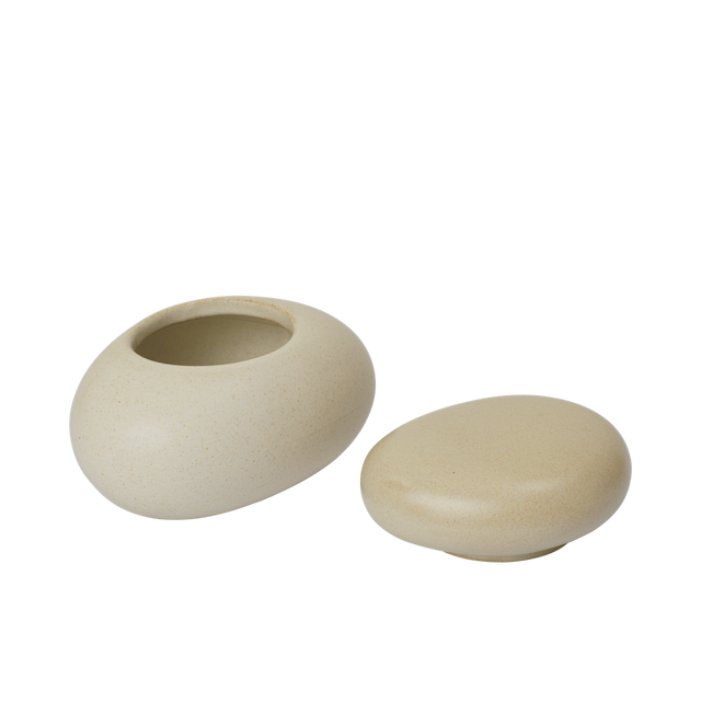 Pebble Box small sand/cream - ferm LIVING