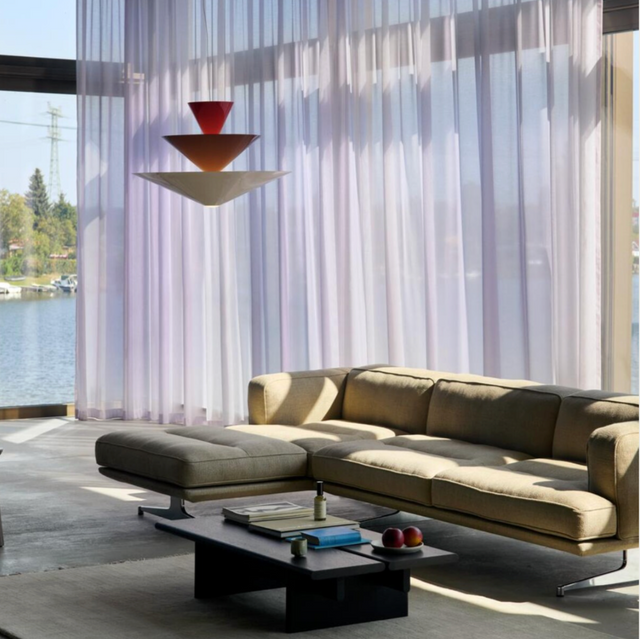 LN15 Gio Pendelleuchte Rot/Burgunderrot 92 cm - &Tradition