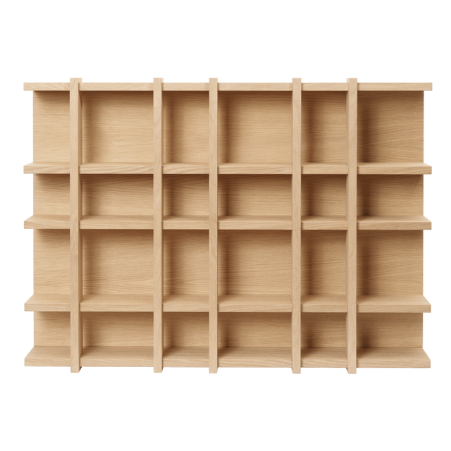 Wandregal Tilem - 6x4 - Natural Oak - ferm Living