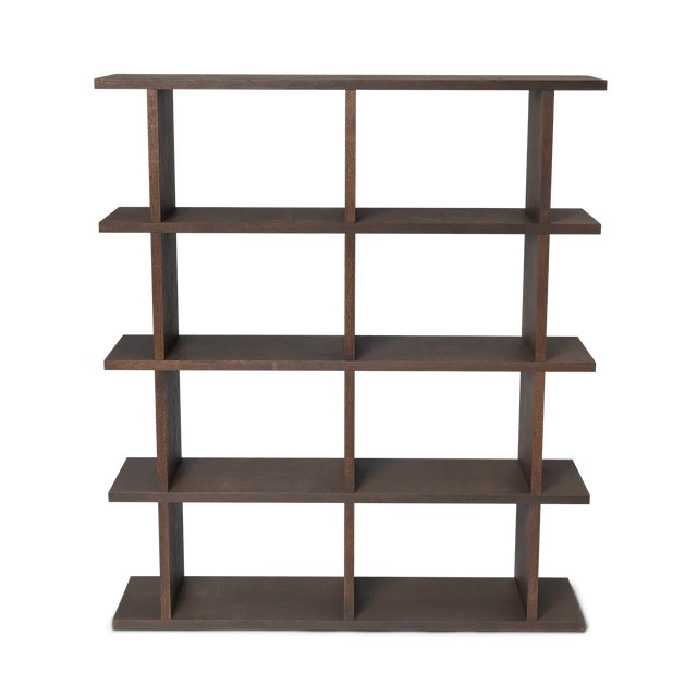 Regal Kona 2x4 Raster Eiche Dunkel - ferm LIVING - DesignWe.Love