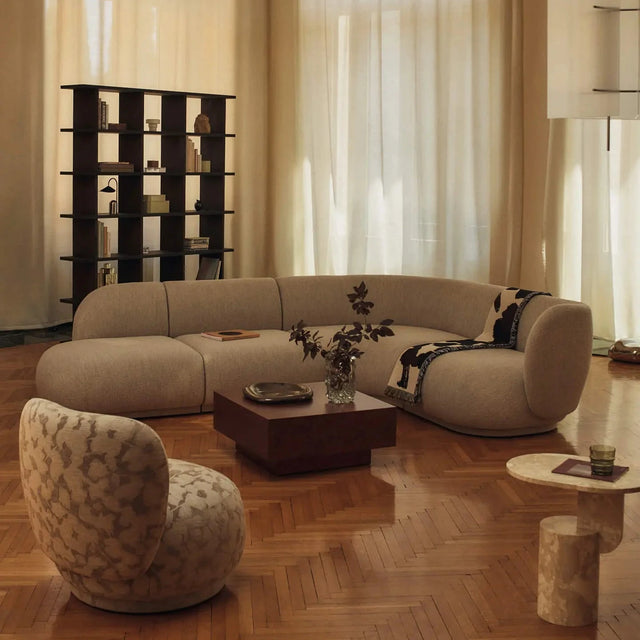 Regal Kona 3x6 Raster Eiche Dunkel - ferm LIVING 