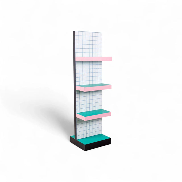 Seletti Supershelf Memphis Regal Blue Grid – DesignWe.Love
