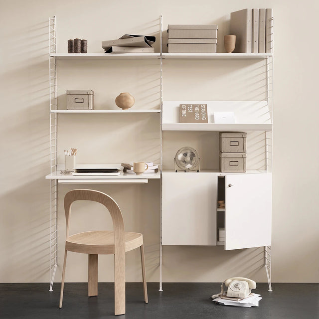 Regalboden 3er Set Weiß 78x30cm - Regalsystem - String Furniture