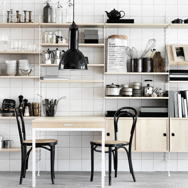 Regalboden 3er Set Esche 78x30cm - Regalsystem - String Furniture - DesignWe.Love