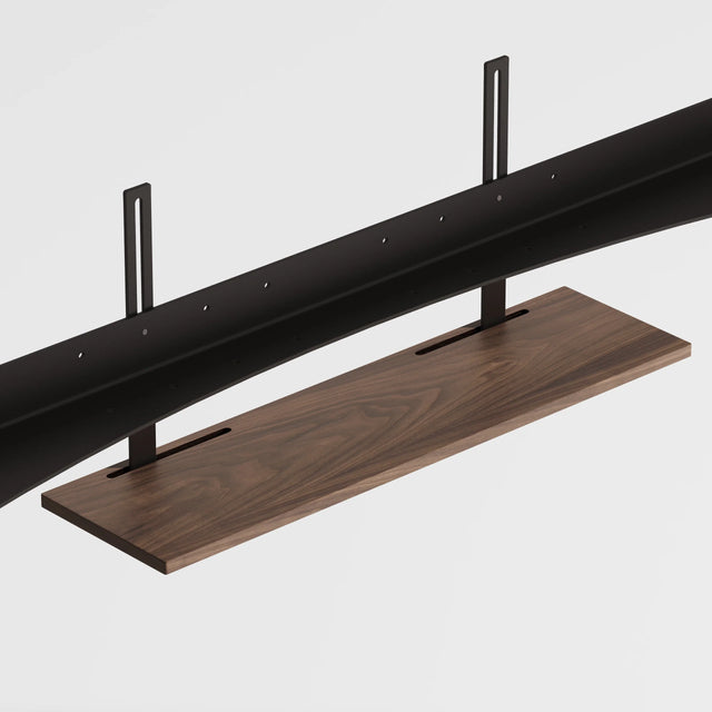 Regalbrett für TV-Ständer, Walnussholz Natur - JALG