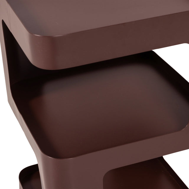 Riv Beistelltisch Space Age braun - Woood