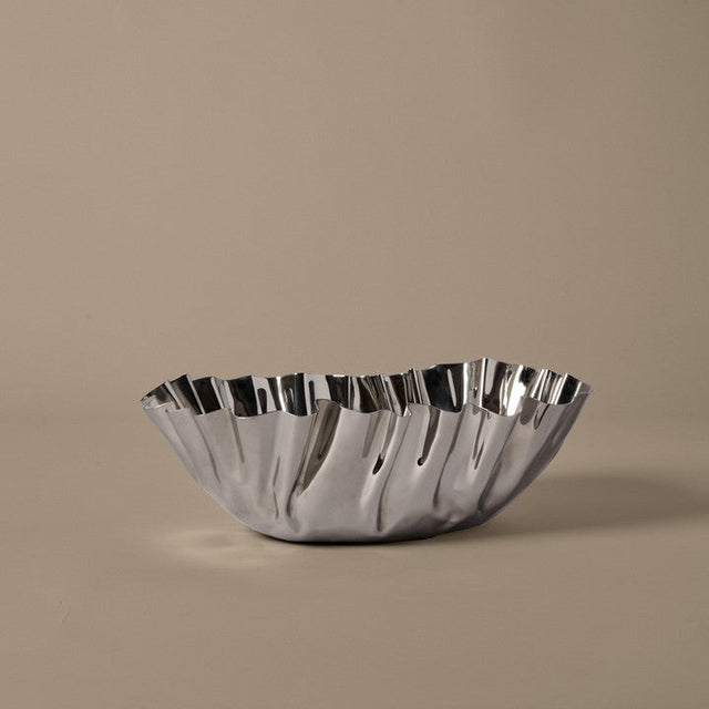 Schale Tydra Bowl Large Edelstahl - ferm LIVING