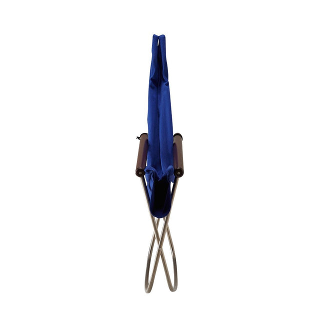 Schaukelstuhl Nychair X Blau/Dunkelbraun - Nychair X - DesignWe.Love