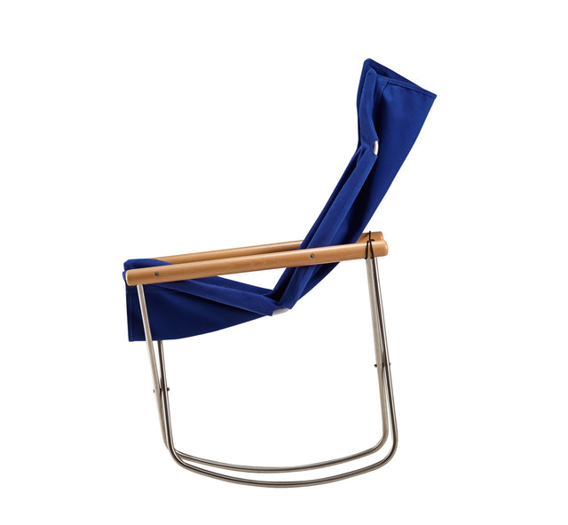 Schaukelstuhl Nychair X Blau/Natur - Nychair X - DesignWe.Love