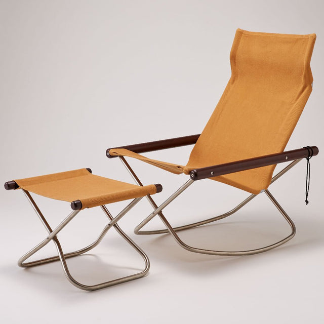 Schaukelstuhl Nychair X Camel/Dunkelbraun - Nychair X - DesignWe.Love