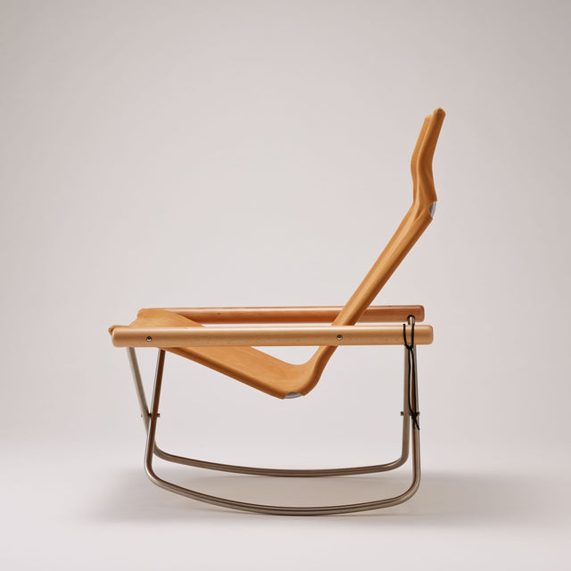 Schaukelstuhl Nychair X Camel/Natur - Nychair X - DesignWe.Love