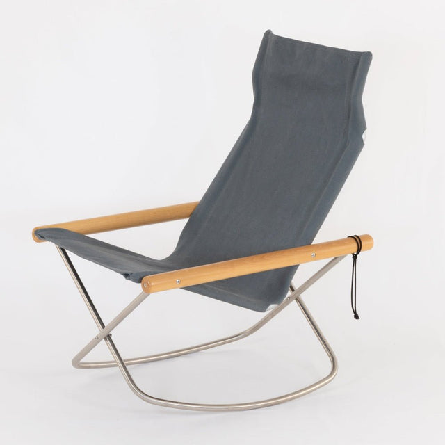 Schaukelstuhl Nychair X Grau/Natur - Nychair X - DesignWe.Love