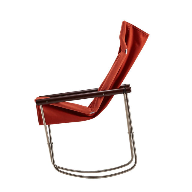 Schaukelstuhl Nychair X Terracotta/Dunkelbraun - Nychair X - DesignWe.Love