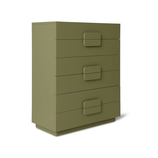 Schubladenschrank Spacious Drawer army green (80x40,5x98 cm) - HK Living - DesignWe.Love