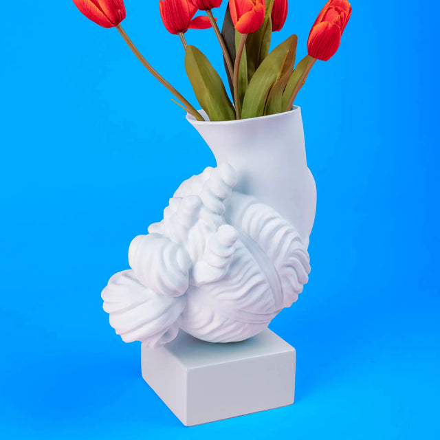 Rücken-Detail der Vase mit Gesicht Amor Volat von Marcantonio für Seletti