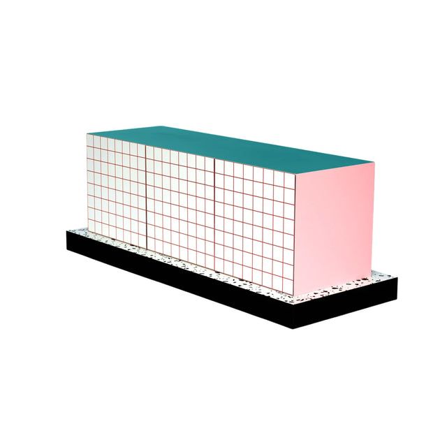 Seletti Supercabinet Memphis Sideboard Red Grid – DesignWe.Love