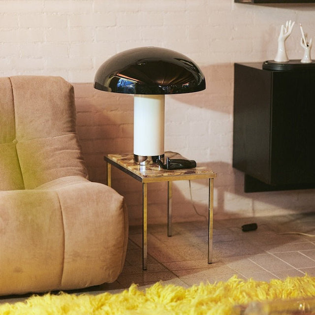 Sessel Lazy Lounge Chair Corduroy Rib Braun - HK Living - DesignWe.Love