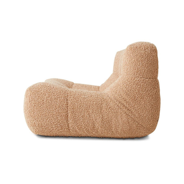 Sessel Lazy Lounge Chair Frizz Beige - HK Living - DesignWe.Love