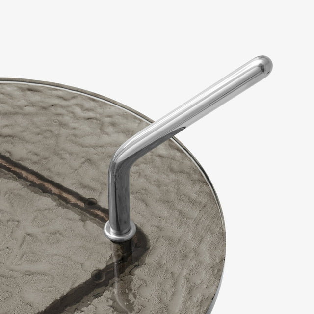 SH9 Halten Beistelltisch Edelstahl/Smoked Glass - &Tradition - DesignWe.Love