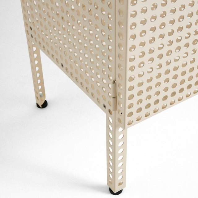 Sideboard Perforated Cabinet Floor Medium Eggshell - HAY