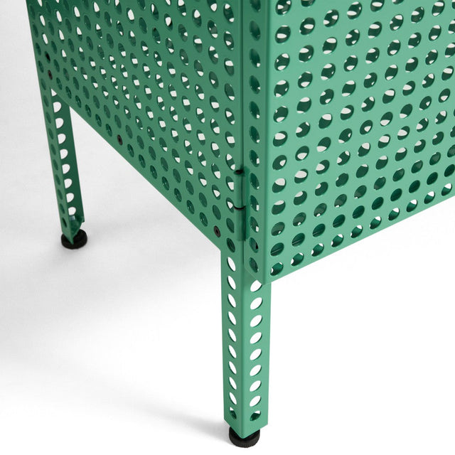 Sideboard Perforated Cabinet Floor Small Soft Jade - HAY