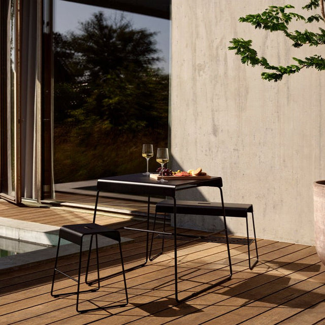 Sitzbank A - Bench schwarz Outdoor - Zone Denmark - DesignWe.Love