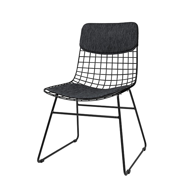 Sitzbezug für Wire Chair Dark Grey - HK Living