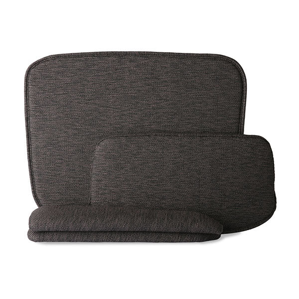 Sitzbezug für Wire Chair mit Armlehnen Dark Grey - HK Living