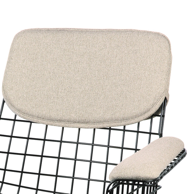 Sitzbezug für Wire Chair mit Armlehnen Sand - HK Living