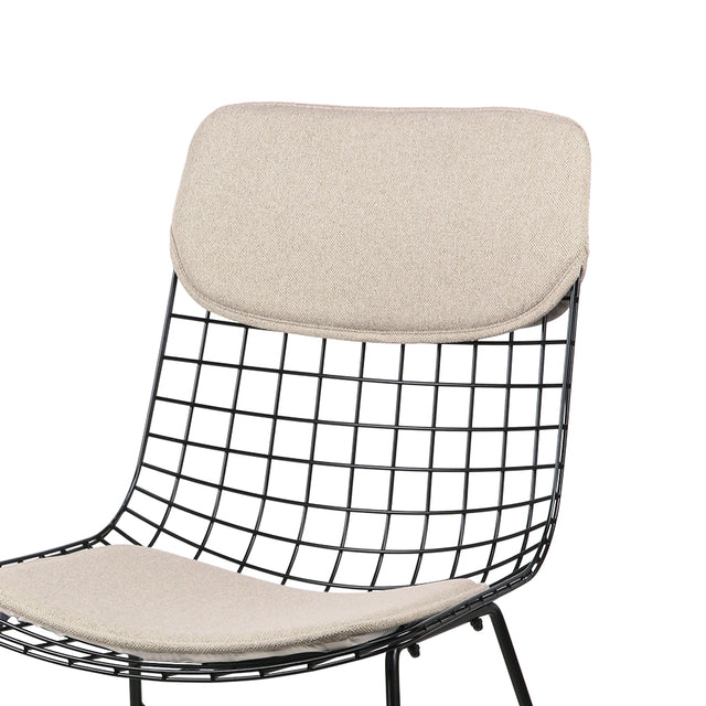Sitzbezug für Wire Chair Sand - HK Living