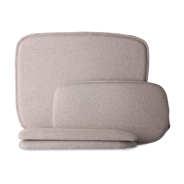 Sitzbezug für Wire Chair mit Armlehnen Pebble - HK Living