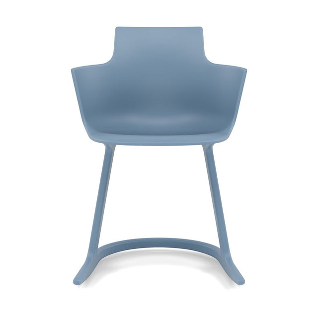 Varier Social Tilt Esszimmerstuhl mit Armlehne in Blue – Ansicht 4