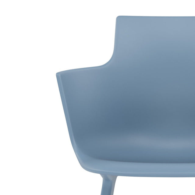 Varier Social Tilt Esszimmerstuhl mit Armlehne in Blue – Ansicht 6