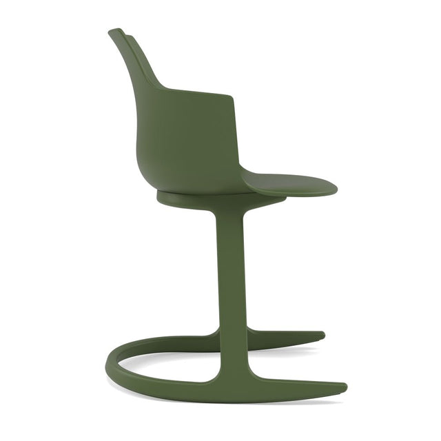 Varier Social Tilt Esszimmerstuhl mit Armlehne in Green – Ansicht 5