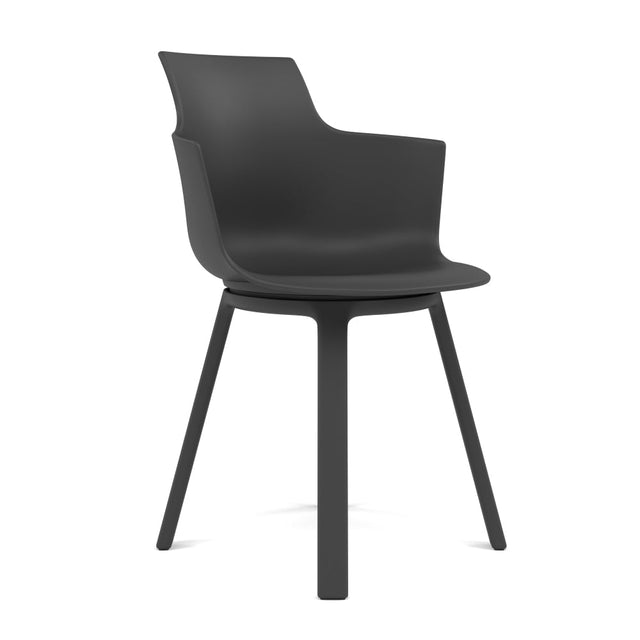 Varier Social Turn Esszimmerstuhl drehbar in Onyx Black – Drehstuhl von Snøhetta