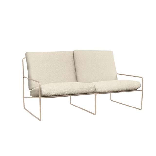 Sofa Desert 2-Sitzer Pure Bouclé/Cashmere Outdoor - ferm LIVING