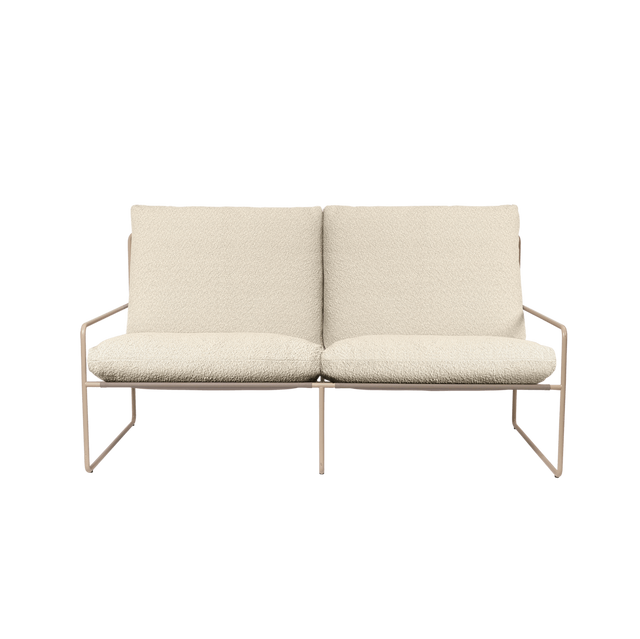 Sofa Desert 2-Sitzer Pure Bouclé/Cashmere Outdoor - ferm LIVING