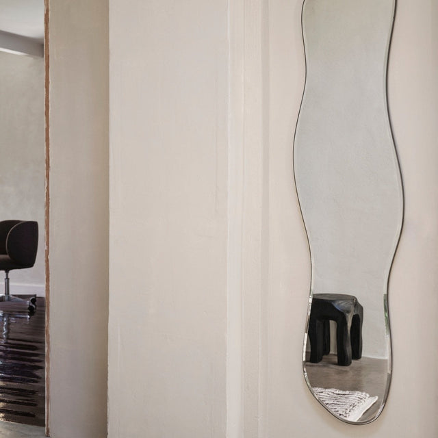 Spiegel Pond Mirror Full Size Dark Chrome - fermLIVING - DesignWe.Love