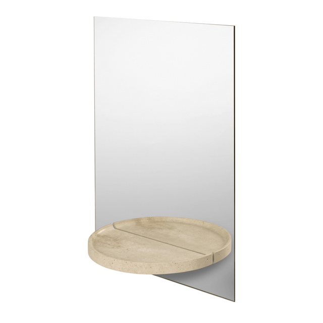 Spiegel Symmetry Travertin - ferm LIVING