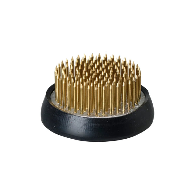 Spira Kenzan Blumenigel 5 cm Schwarz Messing, Steckigel von Wikholm Form