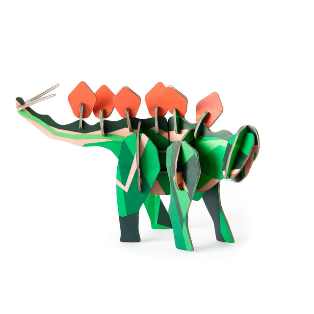 Stegosaurus Dino 3D-Pappmodell aus Recyclingkarton - Studio Roof