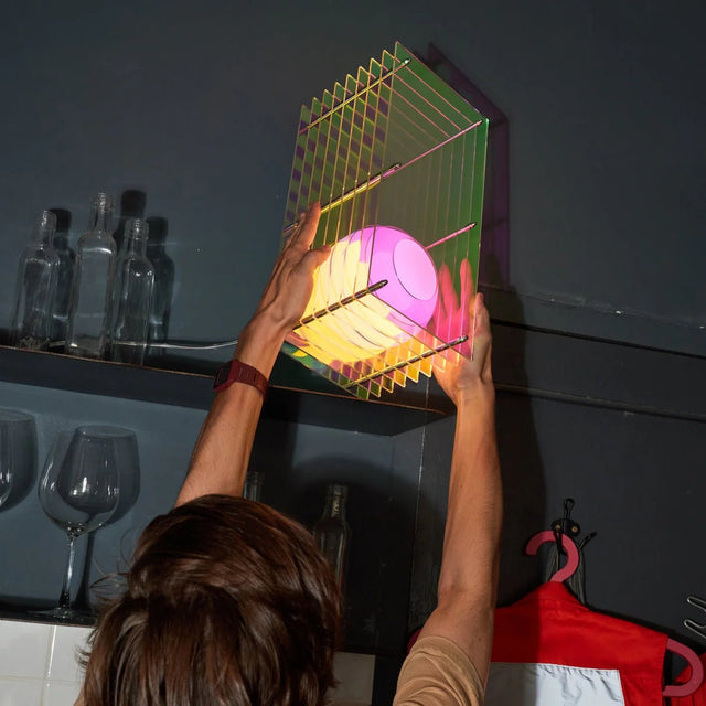 Stehleuchte Lớp Small Rectangle in Dreamy Acrylic - Bang - DesignWe.Love