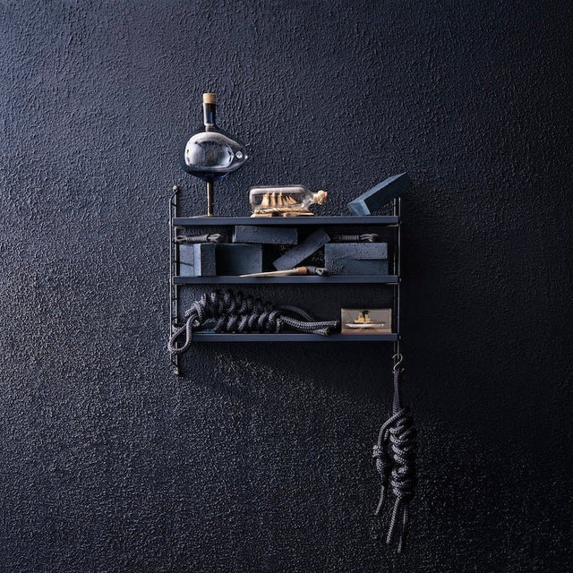 String Pocket Wandregal Nybro - Blau - String Furniture - DesignWe.Love