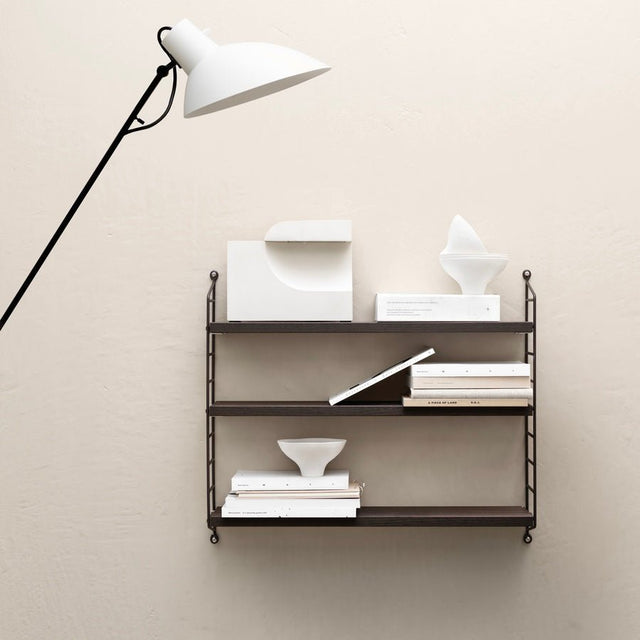 String Pocket Wandregal Walnuss - String Furniture - DesignWe.Love