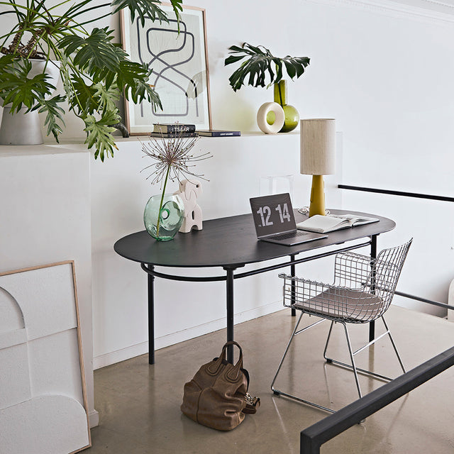 Stuhl Metall Wire mit Armlehnen chrom - HK Living