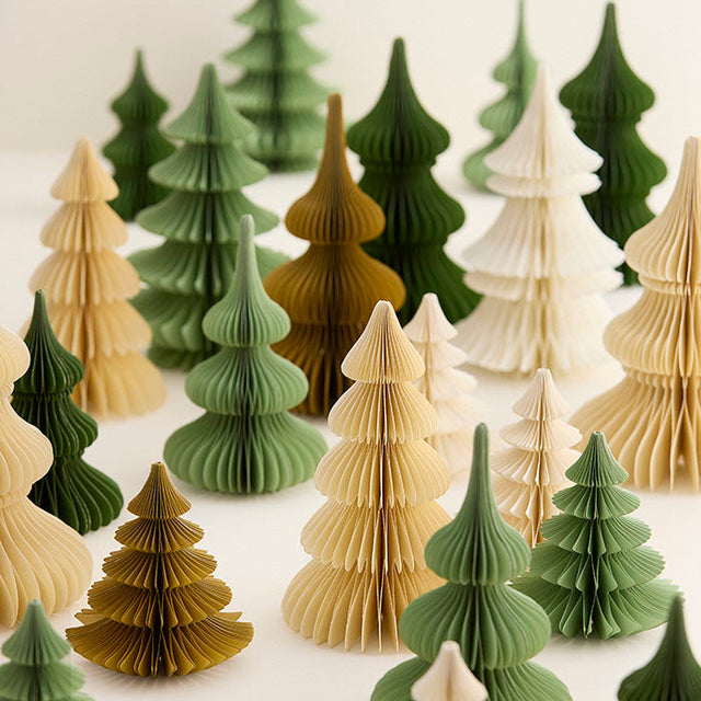 Tannenbaum aus Papier Honeycomb Tree 16cm Ming - Bungalow DK