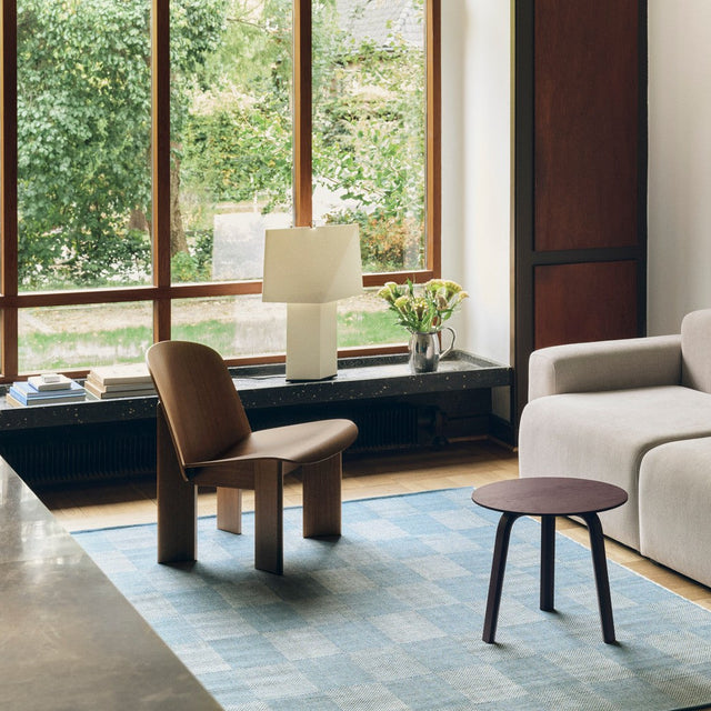 Teppich Check 140x200cm Light Blue - HAY