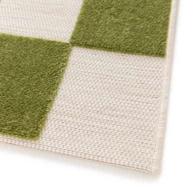 Teppich Schach Grün 200x290 - DesignWe.Love