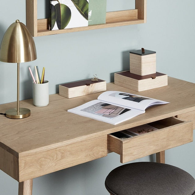 Tischlampe Cap Messingfarben - Hübsch Interior - DesignWe.Love